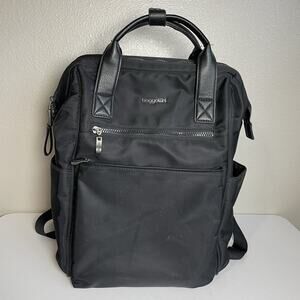 Baggallini Soho Backpack Black Laptop Purse Bag Carry On Travel RFID